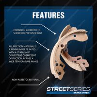 DBA Street Series Brake Shoes Set DBAS1637 fits Ford Laser Drum Diameter 228.6mm