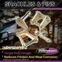 Rear Dobinsons Greasable Shackle + Pin Kit for Mazda BT-50 Series I UN 07-10/11