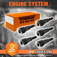 Dorman 5 Fuel Line Quick Connectors-Adapts Straight 5/16In - 5/16In.Nylon Tubing