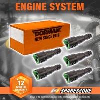 Dorman 5 Fuel Line Quick Connectors-Adapts 5/16 In.Steel To 3/8 In Nylon Tubing