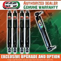 4x 75mm Lift XTR Shocks + Steering Damper for Toyota Landcruiser HZJ FZJ 80 105