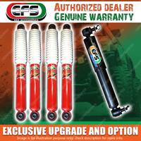 4x 100mm Xtreme Shocks + EFS Elite Steering Damper for Toyota Landcruiser HZJ79