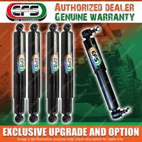 4x 30mm Enforcer Shocks + Steering Damper for 4 Runner Hilux Leaf Front 84 on