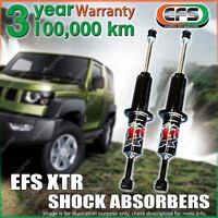 Pair Front EFS XTR Shock Absorbers for Ford Everest 2016-2018 40mm Lift