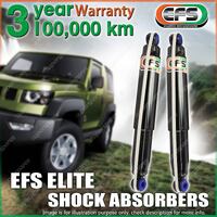 Front EFS ELITE Shock Absorbers for Toyota Landcruiser II LJ RJ 70 SER 50mm Lift