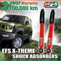 Pair Rear EFS X-Treme 75mm Lift Shock Absorbers Coil for Ford Maverick Y60 SWB