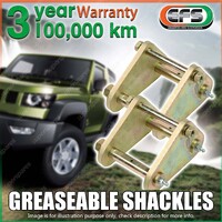 Front EFS Greaseable Swing Shackles for Toyota Landcruiser FJ HJ 40 45 BJ40