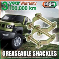 Front EFS Leaf Springs Swing Shackles for Toyota 4 Runner Leaf Front Axle