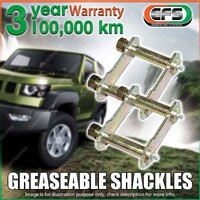 Rear EFS Greaseable Swing Shackles for Holden Colorado Rodeo RA R7 R9 TFS