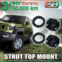 Pair Front EFS Strut Top Mounts for Toyota Landcruiser 200 Series 10/2007 - On