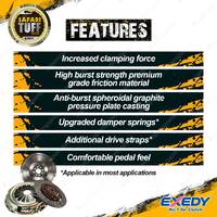 Exedy Safari Tuff Clutch Kit for Toyota Landcruiser HZJ70 HZJ73 HZJ75