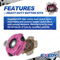 Exedy Sports Tuff HD Button Clutch Kit for Daihatsu CHARADE TS G100S CB FWD 1.0L