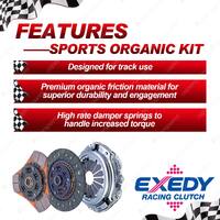 Exedy Racing Sports Organic Clutch Kit for Mazda 626 929 B2600 T2600 Luce MX6