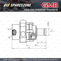 GMB Electric Water Pump for Audi A3 8P1 8PA 2.0L 147KW Hatchback 2004-2013