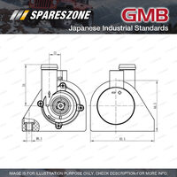 GMB Electric Water Pump for Audi A1 8X1 8XK 8XA 8XF 1.2L 63KW 2010-2015