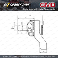 GMB Electric Water Pump for Cadillac Escalade 6.0L 248KW SUV Front Left