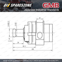 GMB Electric Water Pump for Skoda Superb II 3T4 3T5 3.6L 4X4 191KW 2008-2015