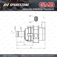 GMB Electric Water Pump for VW California T5 Multivan Transporter Caravelle V