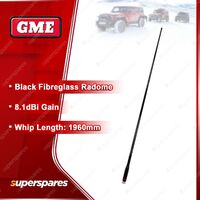 GME 1960mm 8.1DBI Gain Black Antenna Whip Suit AS-SS004B 2100mm Radome Antenna