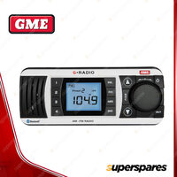 GME Bluetooth AM/FM Marine Stereo - Entertainment Pack 1 Stereo + 2 Speakers