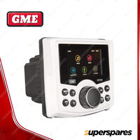 GME Bluetooth AM / FM Marine Stereo with 2.7" TFT LCD display - White