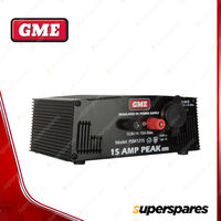 GME Switch Mode Power Supply with Lead (15 Amp Peak 240 Volt - 13.8 Volt)