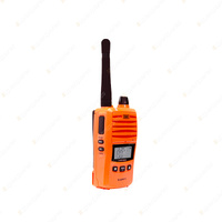 GME 5/1 Watt IP67 UHF CB Handheld Radio 2 Watt Speaker Blaze Orange - TX6165XO