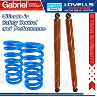 Rear HD STD Gabriel Guardian Shocks + Lovells Springs for Mitsubishi Magna TN TP