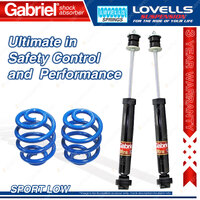 Rear Sport Low Gabriel Guardian Shocks Lovells Springs for Ford Falcon AU Sedan