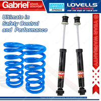 2 Rear HD STD Gabriel Guardian Shocks + Lovells Springs for Ford Falcon EA EB