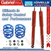 Rear Sport Low Gabriel Shocks + Lovells Springs for Holden Gemini TE TF TG Wagon