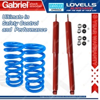 2 Rear STD Gabriel Guardian Shocks + Lovells Springs for Commodore VR VS HD susp