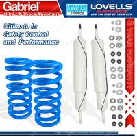 Front Raised Gabriel Ultra Shocks Coil Springs for Land Rover County 110 Diesel