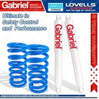 Rear Raised HD Gabriel Ultra LT Shocks Lovells Springs for Nissan Patrol GU Y61