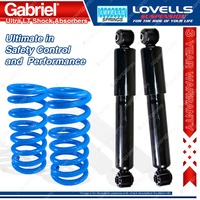 Rear Raised Gabriel Ultra LT Shocks + Lovells Springs for Nissan Pathfinder R51