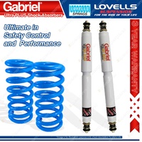 Front Raised HD Gabriel PLUS Shocks Lovells Springs for Landcruiser FJ HDJ80 81