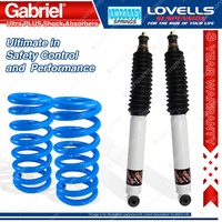 Rear Gabriel PLUS Shocks + Lovells Springs for Mitsubishi Pajero NM NP NS NT NW