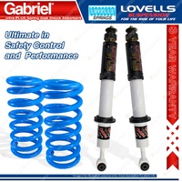 Front Raised Gabriel Ultra Shock Lovells Spring for Prado GRJ KDJ150 KDJ155 4Cyl