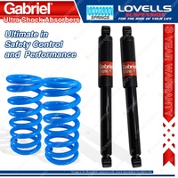 Rear Raised Gabriel Ultra Shocks + Lovells Springs for Suzuki Jimny SN413