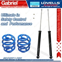 Rear Sport Low Gabriel Ultra Shocks Lovells Springs for Toyota Echo NCP 10 12 13