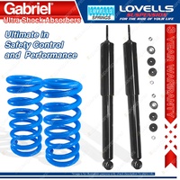 Front STD Gabriel Ultra Shocks + Lovells Springs for Jaguar Daimler XJ6 I II III