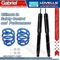 Rear Sport Low Gabriel Ultra Shocks + Lovells Springs for BMW 3 E30 318 320