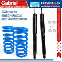 Rear STD Gabriel Ultra Shocks + Lovells Springs for BMW 3 Series E30 318 320 325