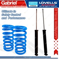 Rear STD Gabriel Ultra Shocks + Lovells Springs for BMW 3 Series E36 318 320 325