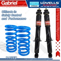 Front Raised HD Gabriel Ultra Shocks Lovells Springs for Toyota Prado RZJ VZJ 95