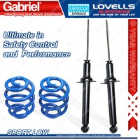 Rear Sport Low Gabriel Ultra Shocks Lovells Springs for Honda Accord CL9 CM5 CM6