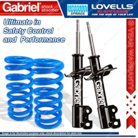 2 Front Sport Low Gabriel Ultra Shocks + Lovells Springs for Holden Vectra JR JS