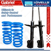 Front Gabriel Ultra Strut Shocks Lovells Springs for Kluger GSU45 Same Direction