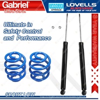 Rear Sport Low Gabriel Ultra Shocks + Lovells Springs for Honda Odyssey RA1 RA3