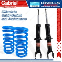 Front HD STD Gabriel Ultra Strut Shocks + Coil Springs for Ford Falcon BA BF XR6